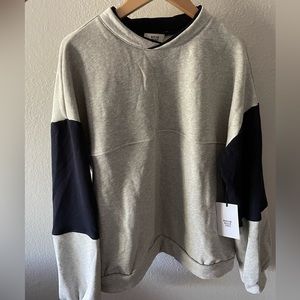 Maryam Nassir Zadeh Gray Theo French Terry Sweatshirt - NWT - Medium